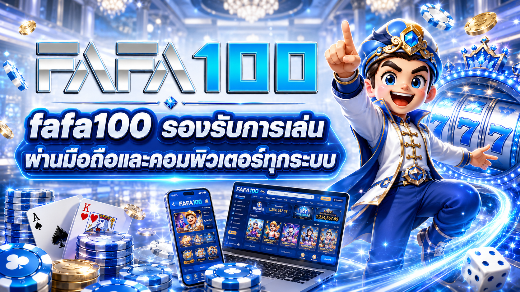 fafa100 รองรับการเล่นผ่านมือถือและคอมพิวเตอร์ทุกระบบ ​