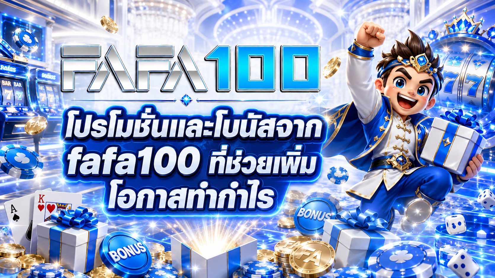 โปรโมชั่นและโบนัสจาก fafa100 ที่ช่วยเพิ่มโอกาสทำกำไร ​
